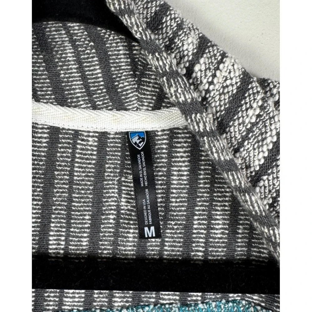 Kuhl Striped Open Front Cardigan Sweater‎ Knit Size Medium